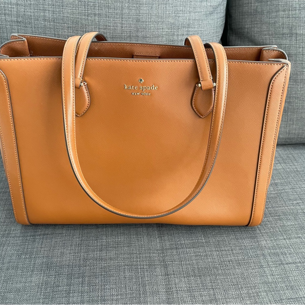 Kate Spade Caramel Leather Tote
